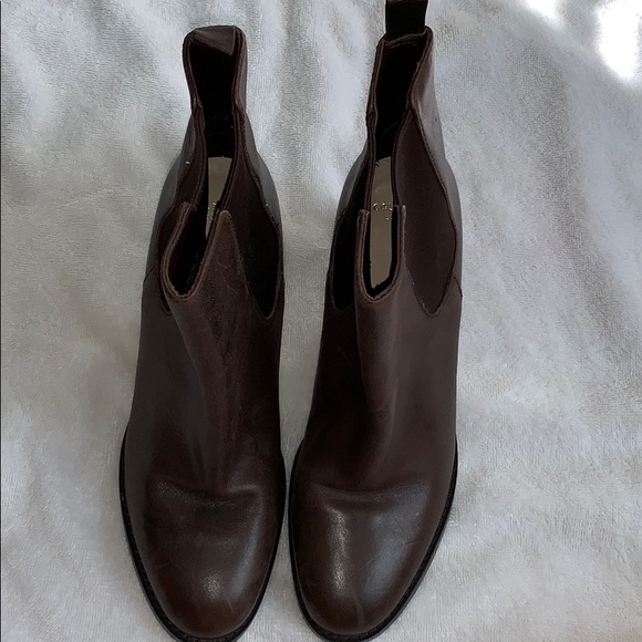 Cole Haan Brown Leather Heel Boots size 9 - Picture 9 of 13